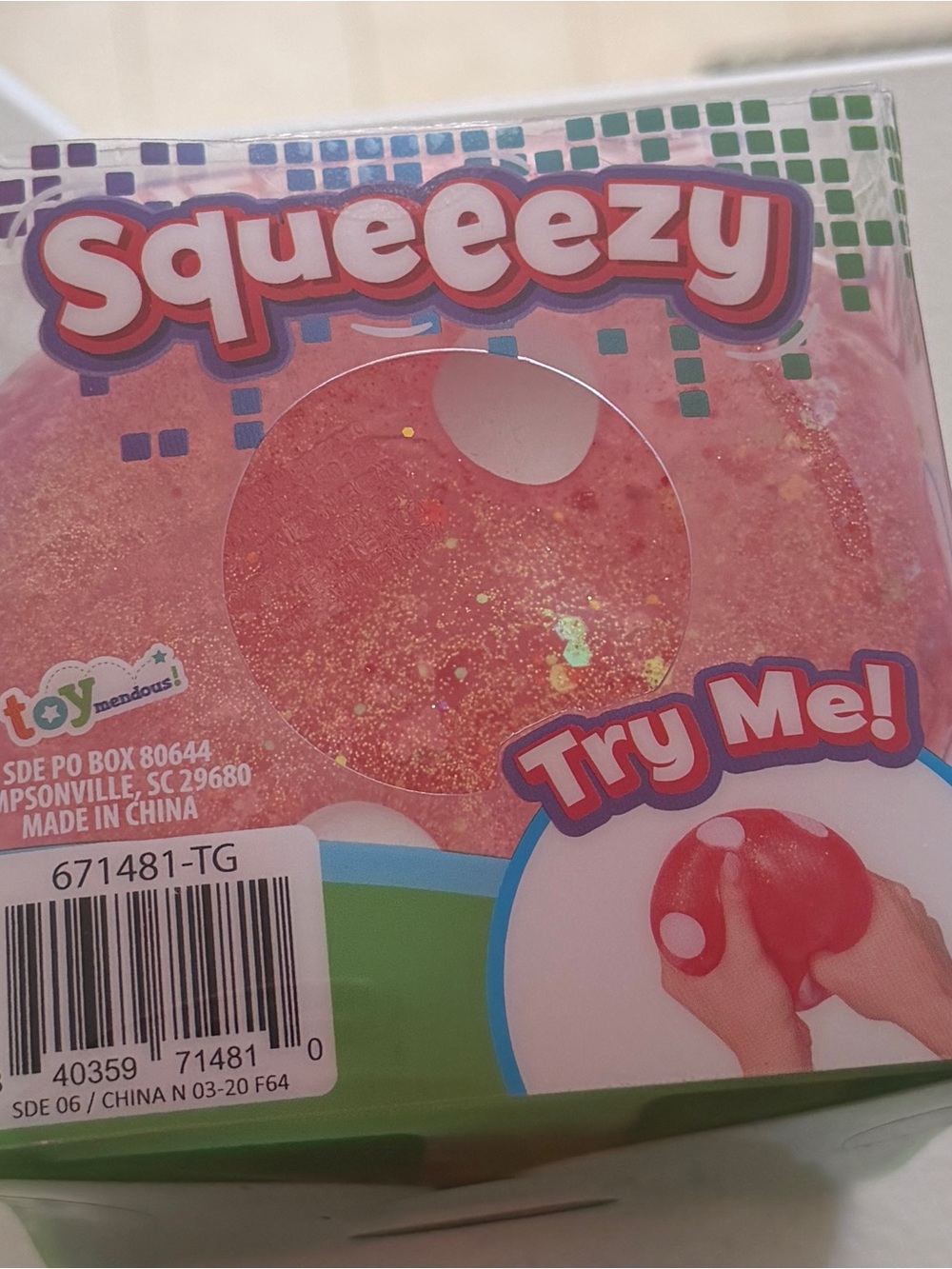 Sunny Days Squeeezy Dice